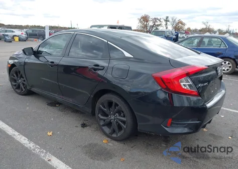 2020 Honda Civic Sport z USA, uszkodzony, nr VIN 2HGFC2F84LH595253